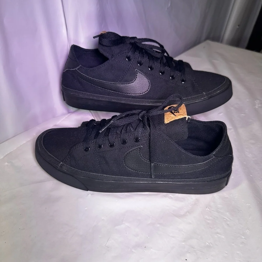 Nike All-Black Low-Top Sneakers